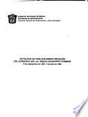 Catálogo de publicaciones oficiales del gobierno del Lic. Emilio Chuayffet Chemor