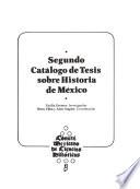 Catálogo de tesis sobre historia de México