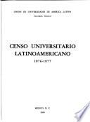 Censo universitario latinoamericano