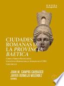 Libro CIUDADES ROMANAS DE LA PROVINCIA BAETICA