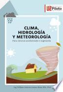 Libro Clima, hidrología y meteorología.