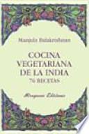 Libro Cocina vegetariana de la India. 76 recetas