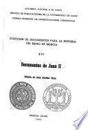 Colección de documentos para la historia del reino de Murcia: Documentos de Juan II