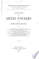 Colección de leyes usuales de la República Oriental del Uruguay