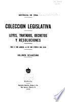 Colección legislativa