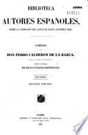 Comedias de Don Pedro Calderon de La Barca