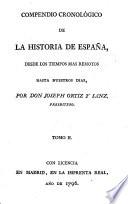 Compendio Cronologico De La Historia De España