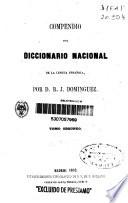 Compendio del diccionario nacional de la lengua española