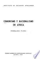 Comunismo y nacionalismo en Africa