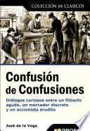 Libro Confusión de confusiones