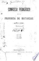 Congreso pedagógico de la provincia de Matanzas