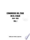 Congresos del PSOE en el exilio: 1944-1955