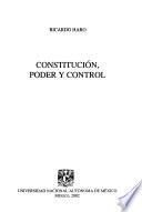 Constitución, poder y control