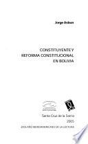 Constituyente y reforma constitucional en Bolivia