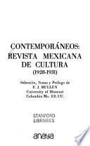 Contemporáneos, revista mexicana de cultura, 1928-1931