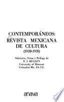 Contemporáneos, revista mexicana de cultura, 1928-1931