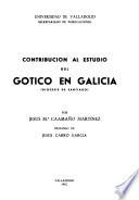 Contribución al estudio del gótico en Galicia