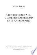 Contribuciones a la geometría y astronomía en el antiguo Perú