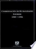 Coordinacion de Humanidades Informe 1989-1996