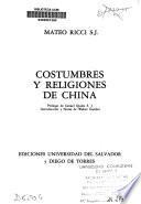 Costumbres y religiones de China
