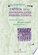 Libro Crítica de la antropología perspectivista