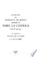 Cuentas de Gonzalo de Baeza