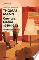 Libro Cuentos tardíos 1919-1953
