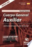 Libro Cuerpo General Auxiliar. Administración del Estado. Test del Temario