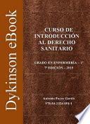 Libro Curso de introducción al derecho sanitario.Grado en Enfermería - 1º