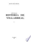 Datos para la historia de Villarreal