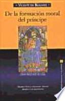 Libro De la formación moral del príncipe