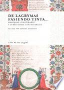 De lagrymas fasiendo tinta...