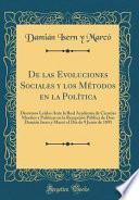 Libro De las Evoluciones Sociales y los Métodos en la Política