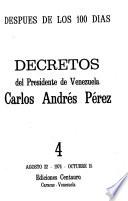 Decretos del presidente de Venezuela, Carlos Andrés Pérez.[2. ed.]