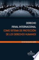 Libro Derecho penal internacional como sistema de protección de los derechos humanos
