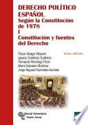 Derecho político español.Según la Constitución de 1978