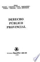 Derecho público provincial