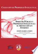 Libro Derecho público y propiedad intelectual: su protección en internet