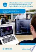 Libro Desarrollo y optimización de componentes software para tareas administrativas de sistemas. IFCT0609