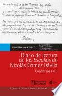 Diario de lectura de los Escolios de Nicolás Gómez Dávila