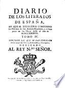Diario de los literatos de España