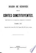 Diario de sesiones de las Córtes Constituyentes de la República Española