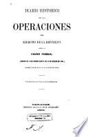 Diario histórico de las operaciones del Ejército de la República cortra [i.e. contra] la faccion federal