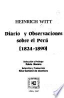Diario y observaciones sobre el Perú (1824-1890)