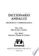 Diccionario andaluz biogŕafico y terminológico