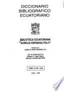 Diccionario bibliográfico ecuatoriano
