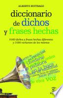 Libro Diccionario de dichos y frases hechas