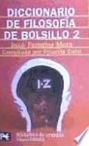 Libro Diccionario de Filosofía de bolsillo, 2