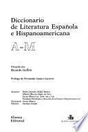 Diccionario de literatura española e hispanoamericana