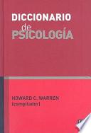 Libro Diccionario de psicología
